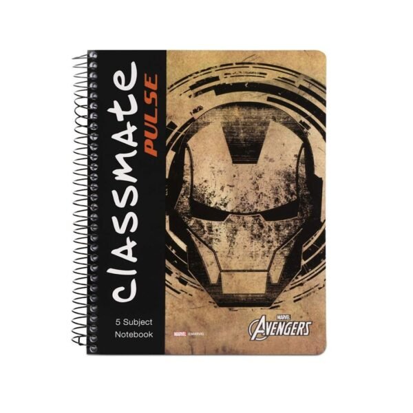 Classmate Pulse Single Line 5-Subject Notebook – 240mm x 180mm, 60GSM, 250 Pages